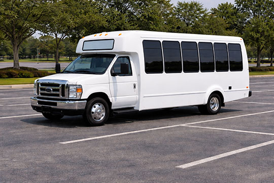 20-passenger minibus available for charter in Palo Alto, CA