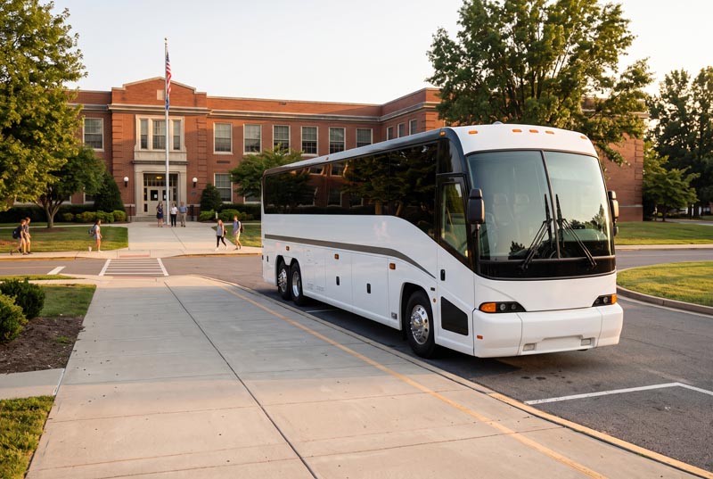 School Field Trip Bus Rentals in Palo Alto, CA